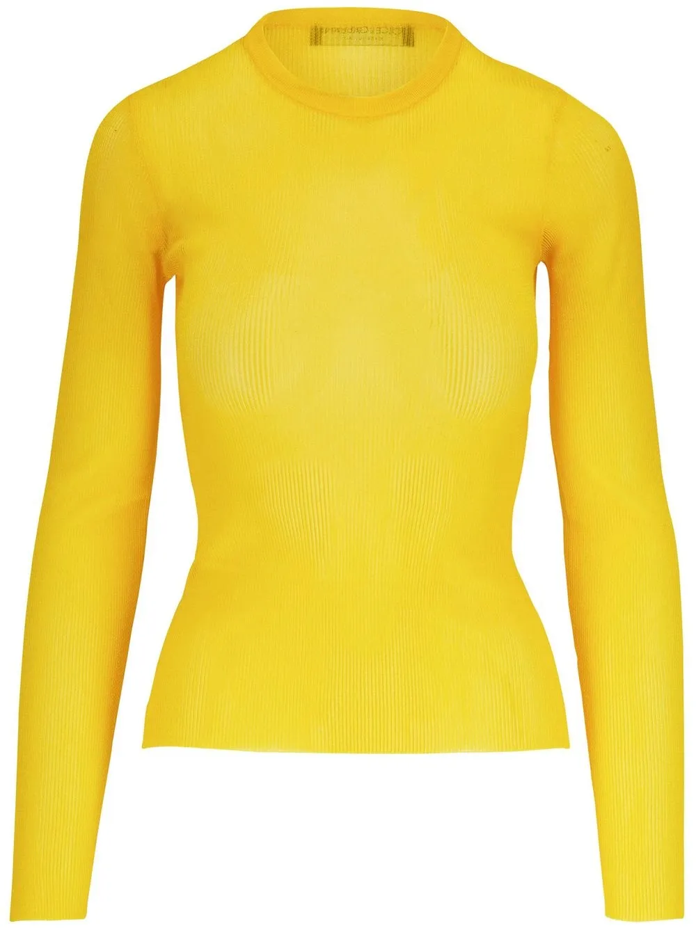 

Dolce & Gabbana top tejido de canalé manga larga - Amarillo