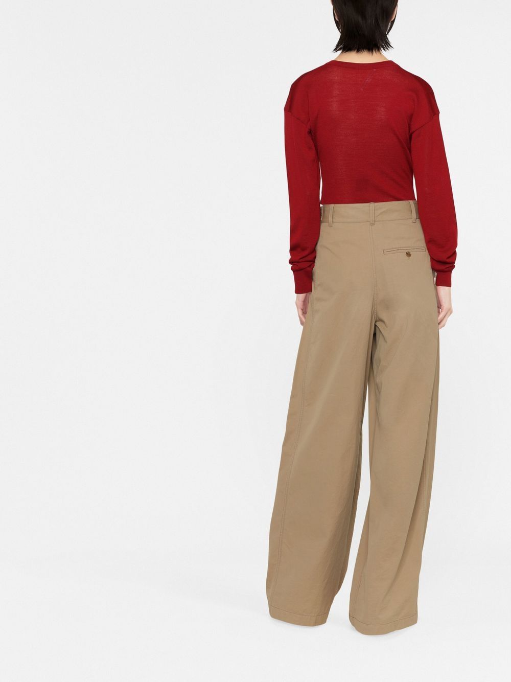 Where to shop for cheap Stella McCartney twist-detail wool top Women