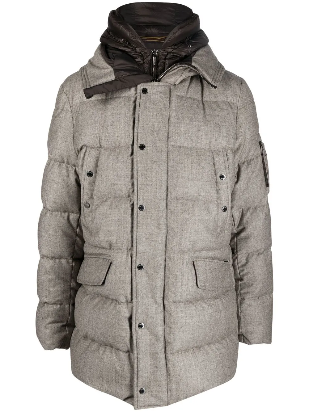 

Moorer GRIMA-FF padded down jacket - Neutrals