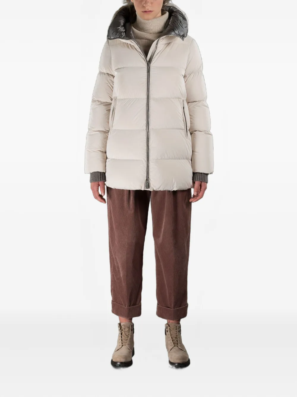 Moorer quilted hooded jacket | Down Jackets | Image 2