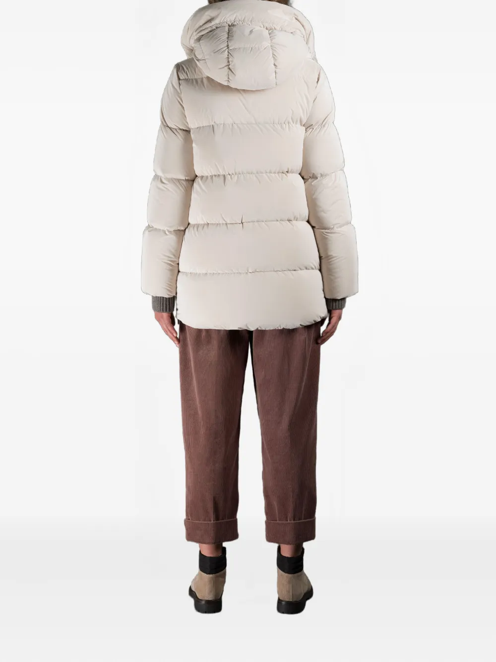 Moorer Jack met capuchon Beige