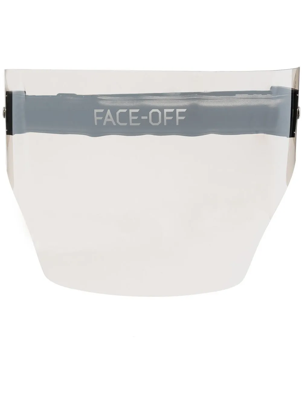 

Moorer logo-strap face shield - Neutrals