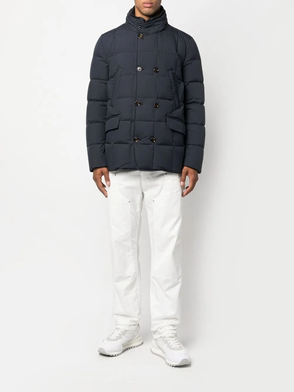 

Moorer padded zip-up jacket - Blue