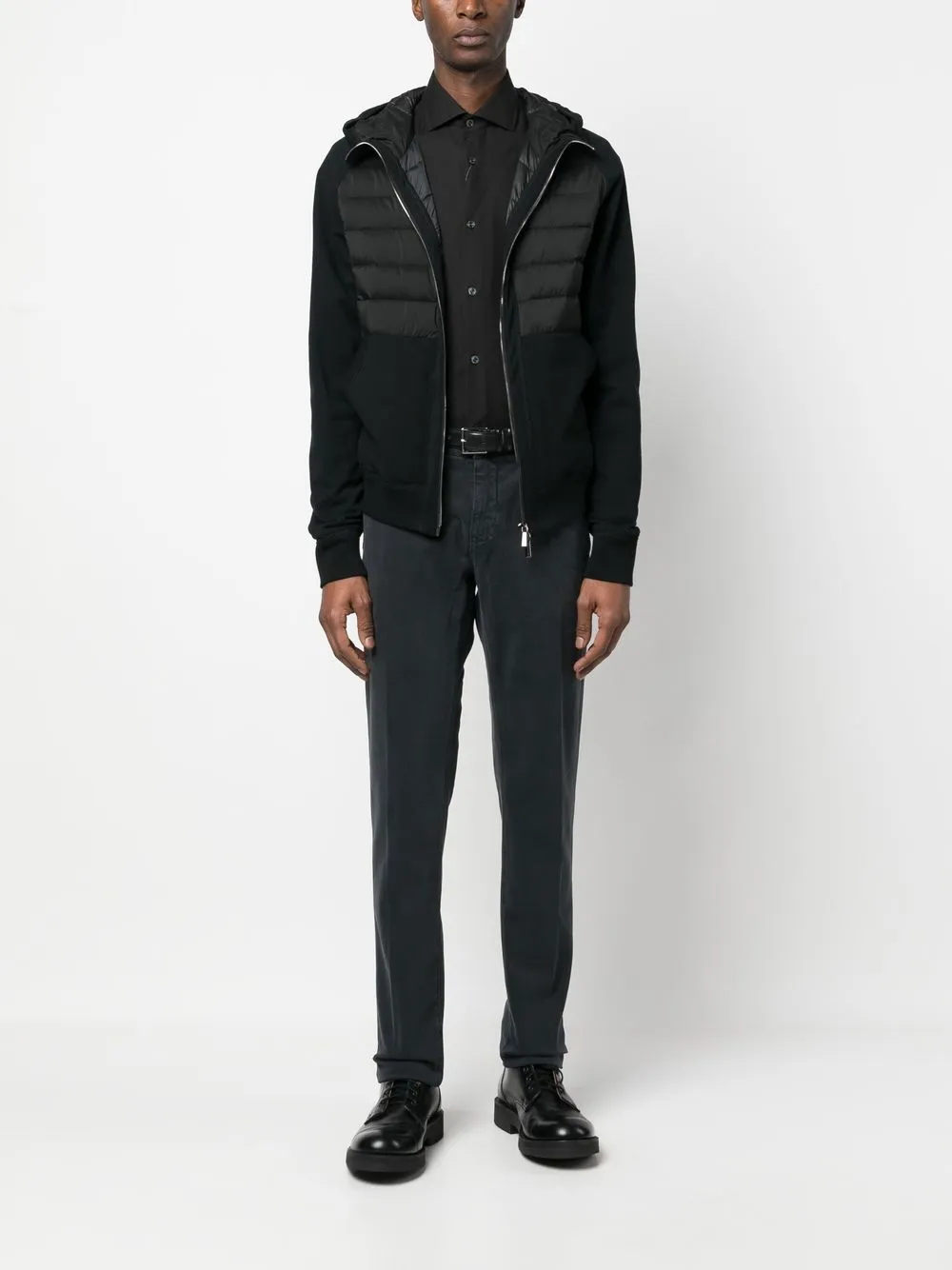 Moorer Straight broek - Blauw