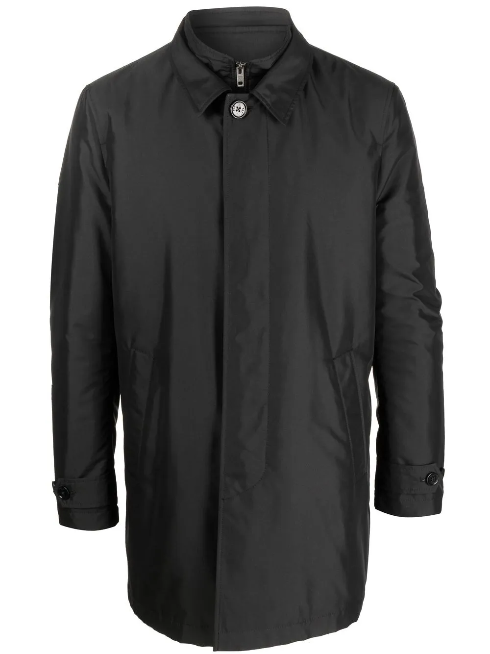 

Fay lightweight button-front jacket - Black