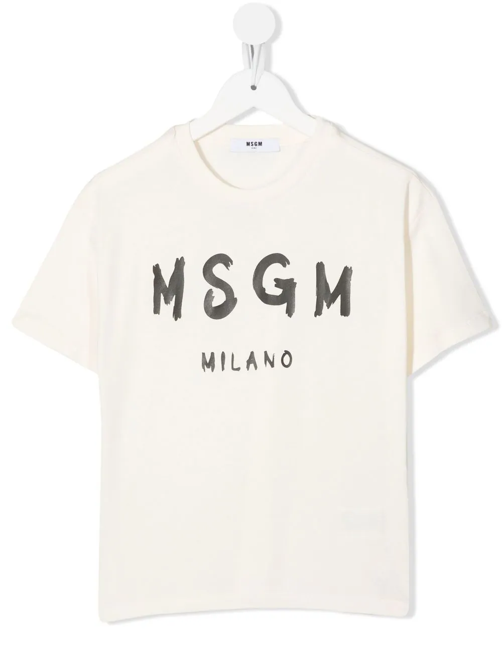 

MSGM Kids playera con logo estampado - Neutro