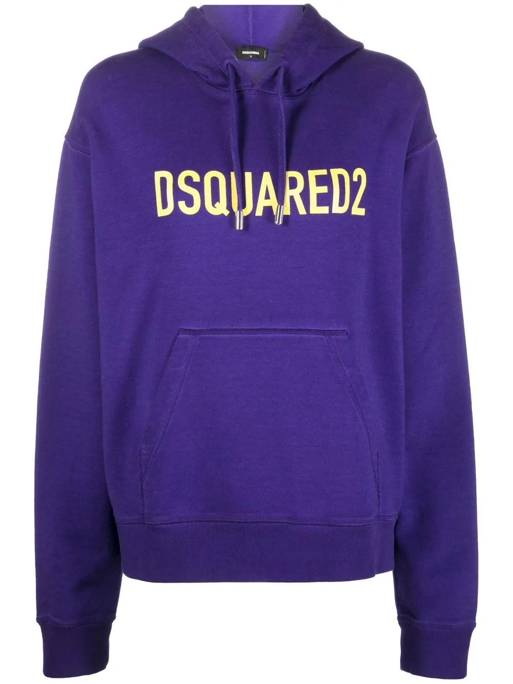 

Dsquared2 logo-print drawstring hoodie - Purple