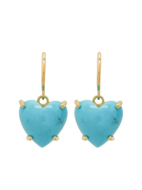 Irene Neuwirth heart-charm earrings