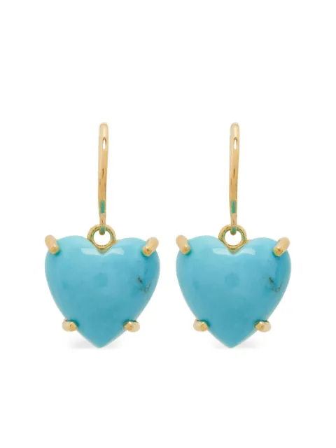 Irene Neuwirth heart-charm earrings