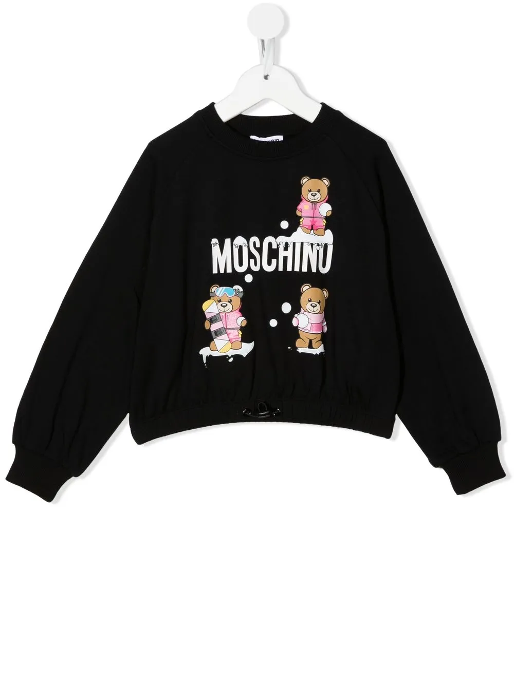 

Moschino Kids sudadera con estampado Teddy Bear - Negro