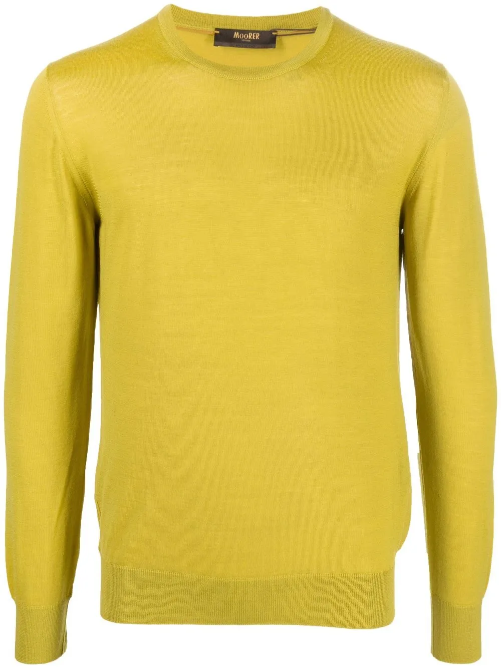 

Moorer crew-neck virgin wool jumper - Green