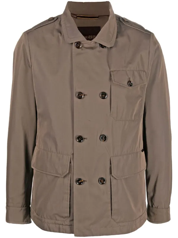 Moorer double-breasted Field Jacket 
