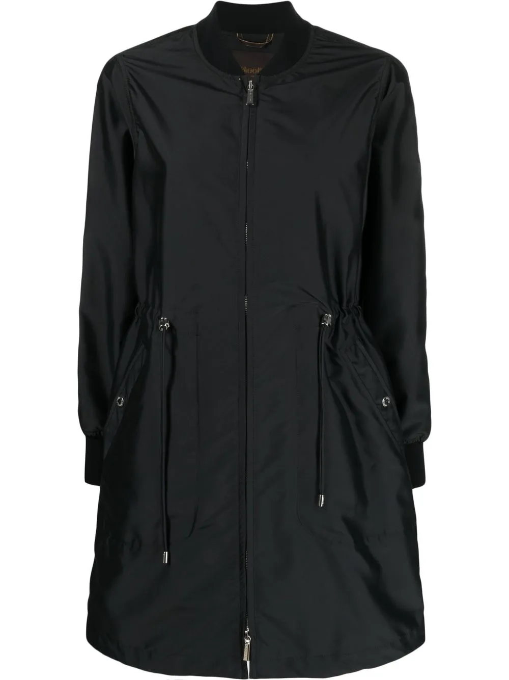 

Moorer chamarra bomber larga con cordones - Negro