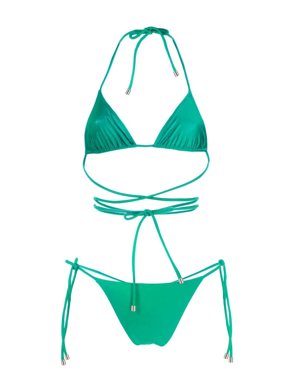 Manokhi wraparound tied bikini set | Bikinis | Image 2