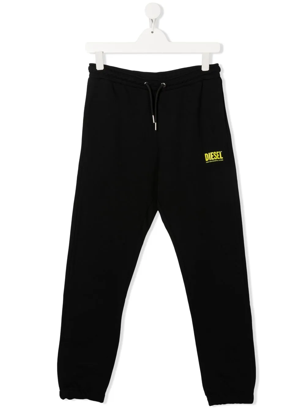 

Diesel Kids TEEN logo-print cotton track pants - Black