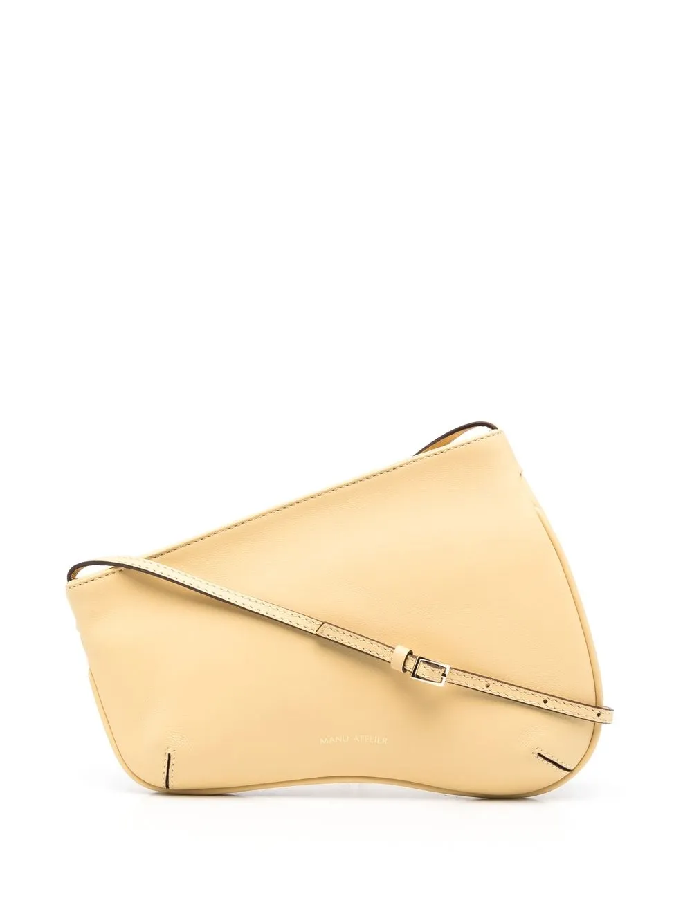 

Manu Atelier Curve leather bag - Yellow