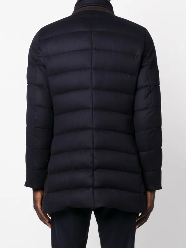 Moorer quilted-finish zip-up Jacket | Black | FARFETCH JO