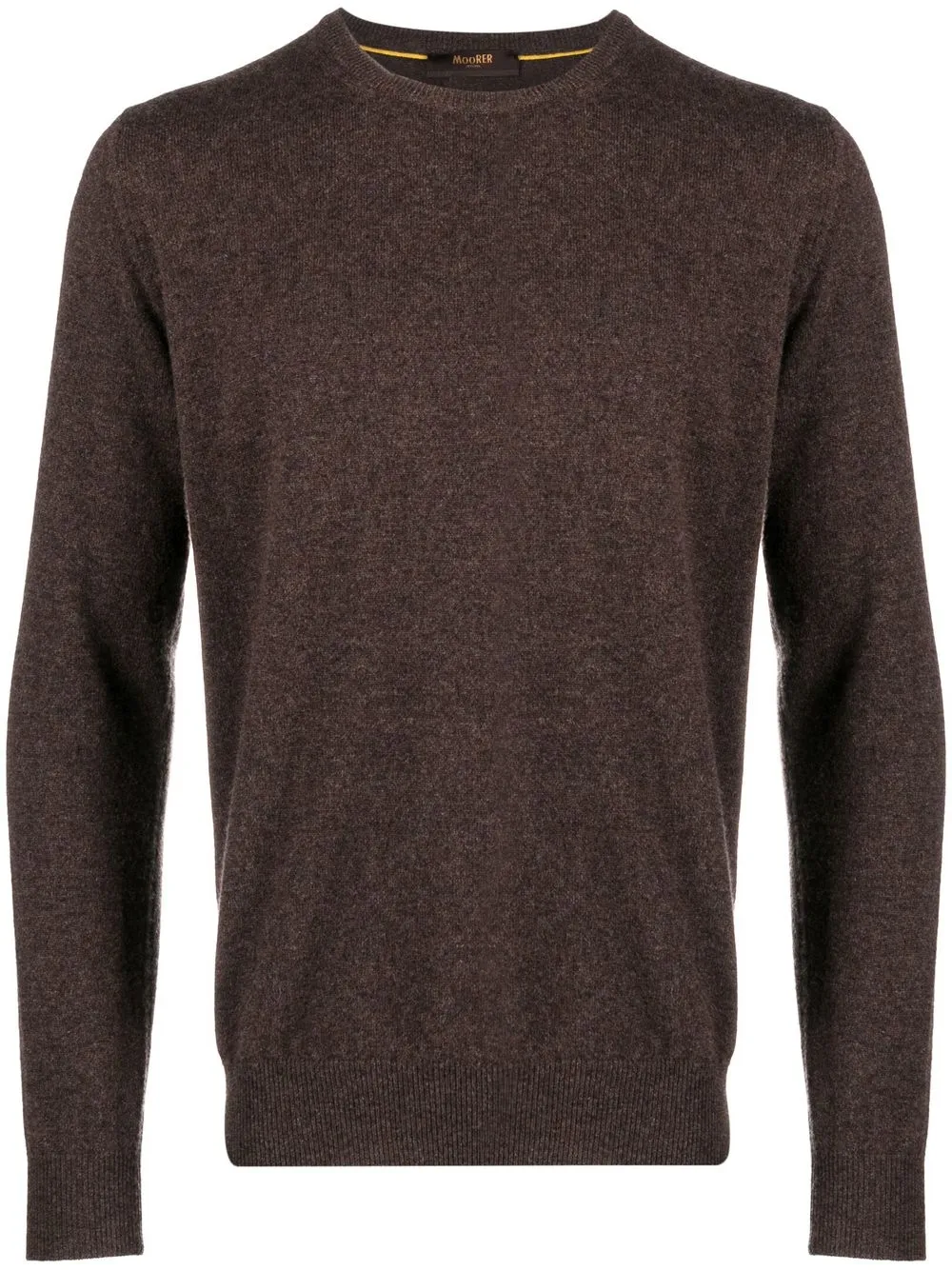 

Moorer crew neck cashmere jumper - Brown