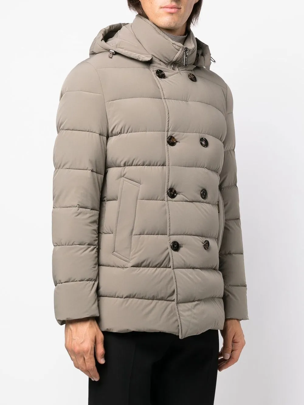 Moorer パデッドジャケット | グレー | FARFETCH JP