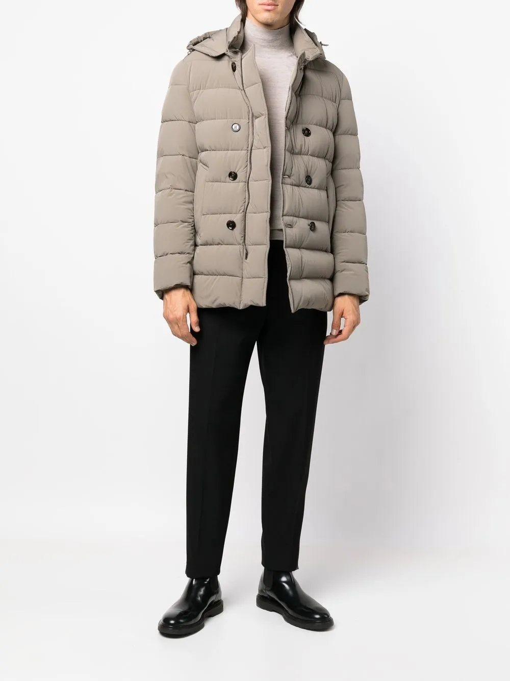 Moorer long-sleeve padded down jacket | Down Jackets | Image 2