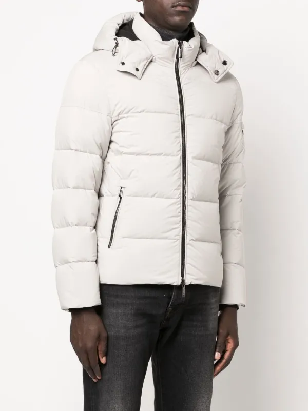 【送料&関税込】Moorer Hooded Full-zip Down Jacket Moorer Padded zip-up Hooded Down Jacket | Neutrals | FARFETCH CA