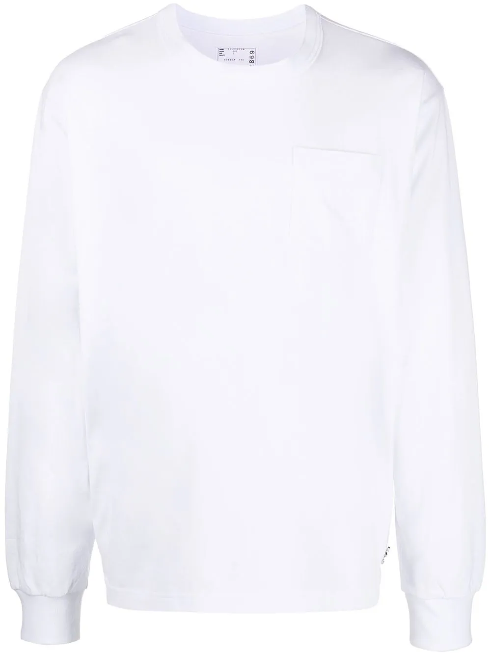 

sacai round-neck jumper - White