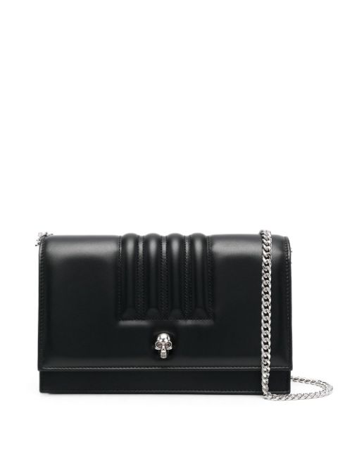 Alexander McQueen skull-stud padded crossbody bag Women