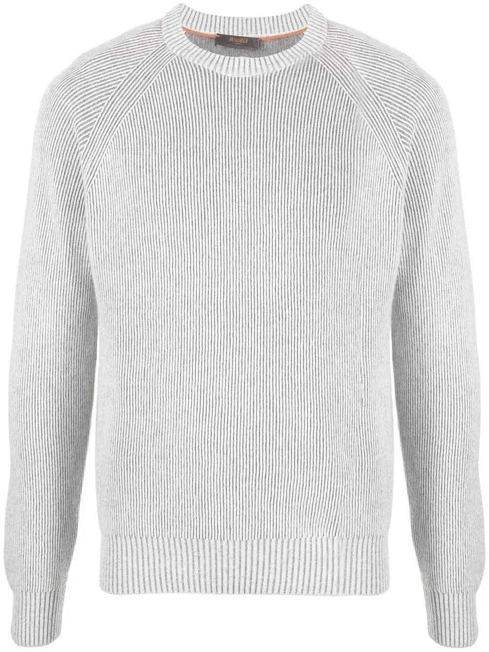 

Moorer ribbed-knit cashmere jumper - Grey