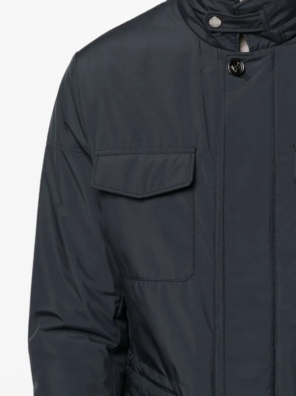Moorer button-fastening long-sleeve Jacket | Blue | FARFETCH IL Moorer button-fastening long-sleeve Jacket | Blue | FARFETCH IL