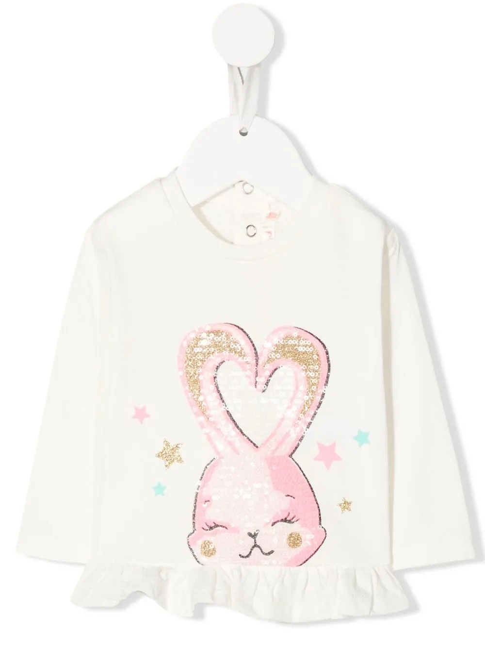 

Billieblush playera con conejo estampado - Neutro