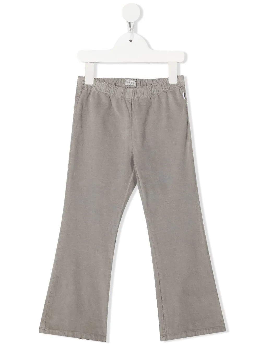 

Il Gufo pantalones acampanados con pretina elástica - Gris