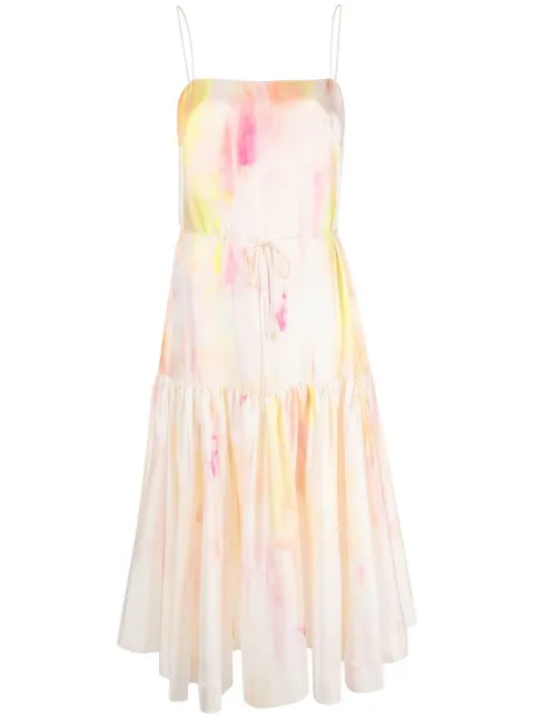 ZIMMERMANN Prima abstract-print silk dress