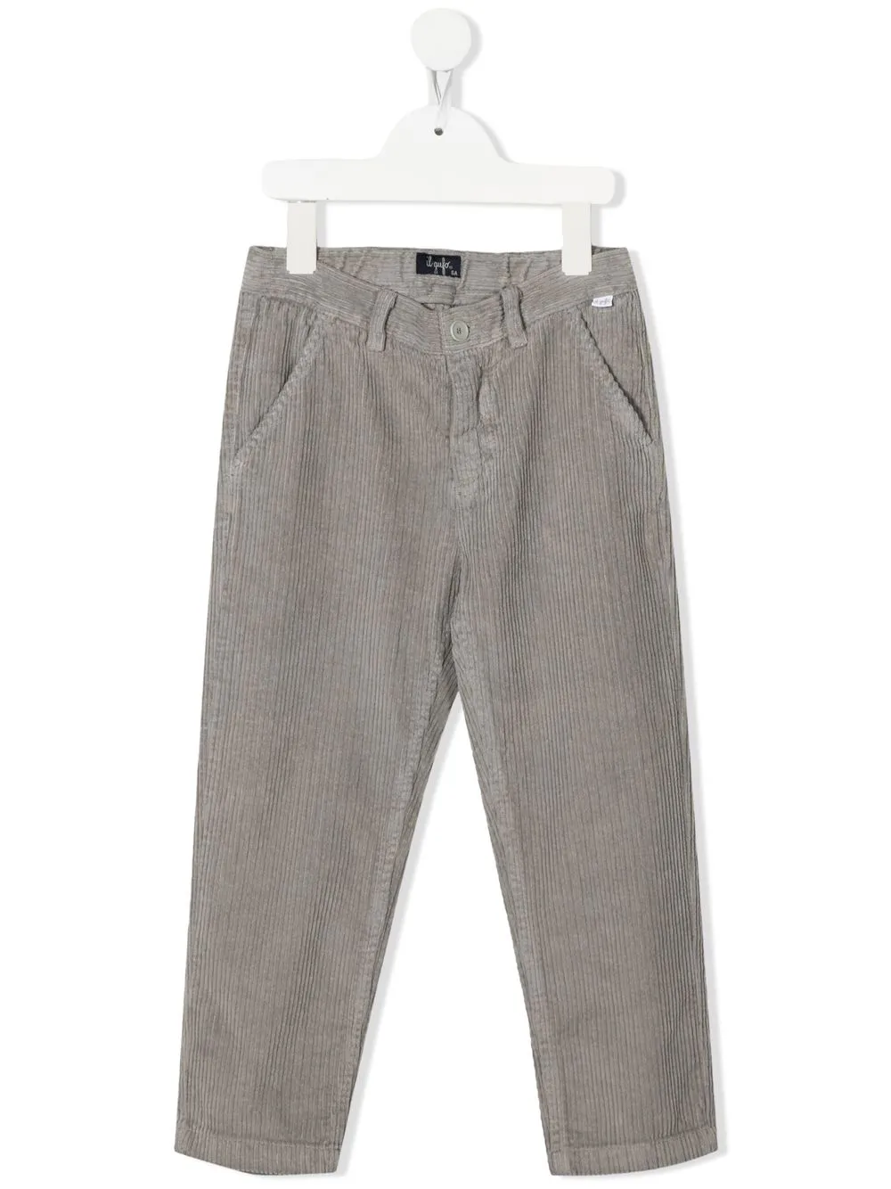 

Il Gufo pantalones chinos de pana - Gris