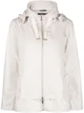 Moorer Sinia hooded jacket - White