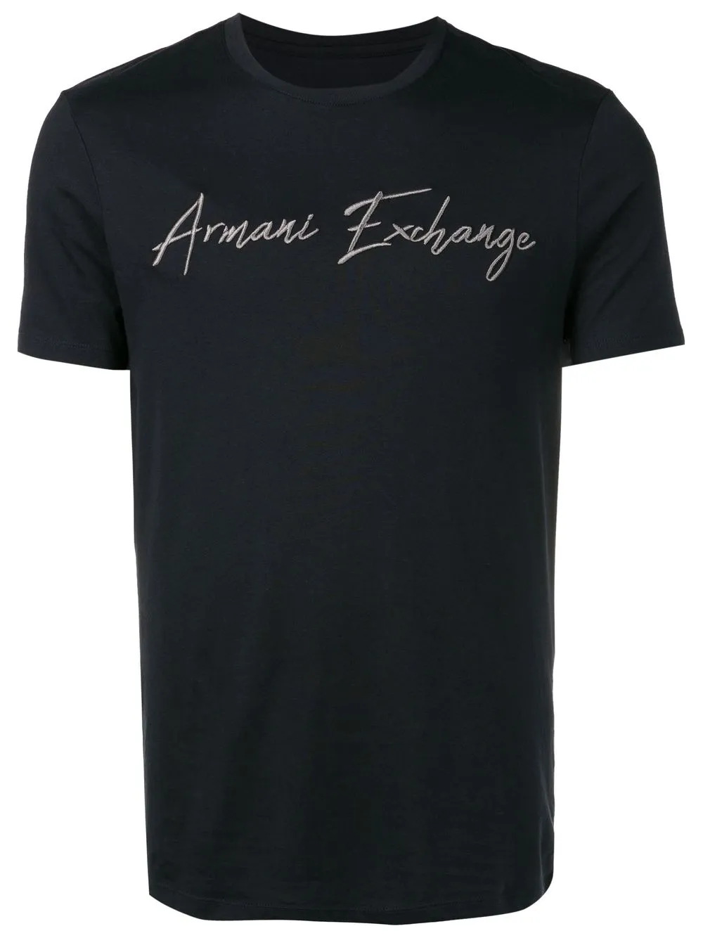 

Armani Exchange playera manga corta con logo estampado - Azul