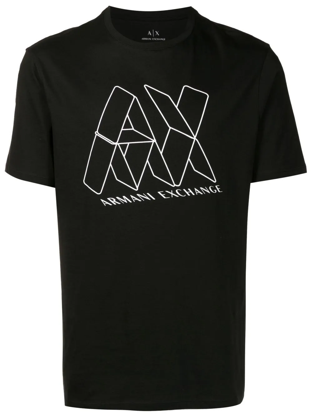 

Armani Exchange logo-print short-sleeved T-shirt - Black