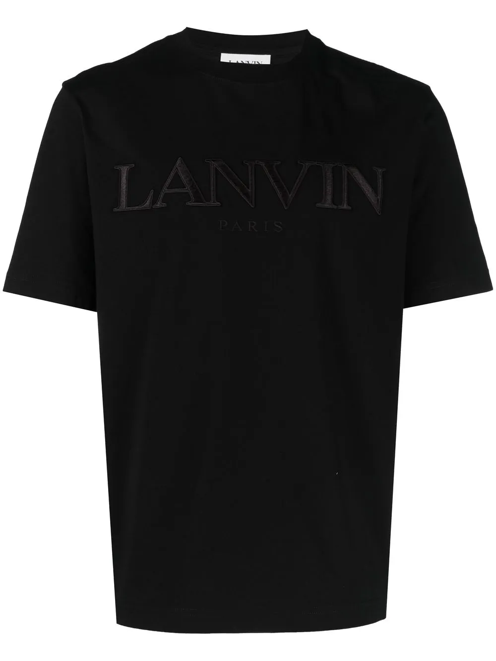 

Lanvin playera con logo bordado - Negro