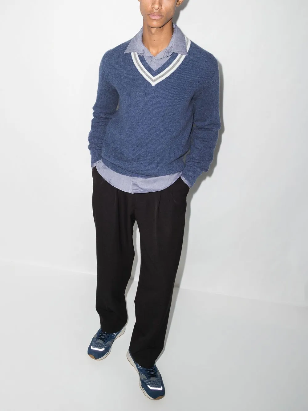 Brunello Cucinelli Kasjmier trui - Blauw