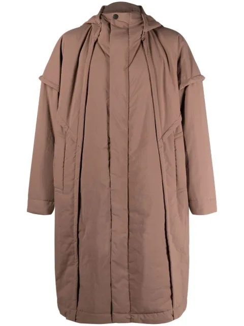 Homme Plissé Issey Miyake Frame hooded padded coat