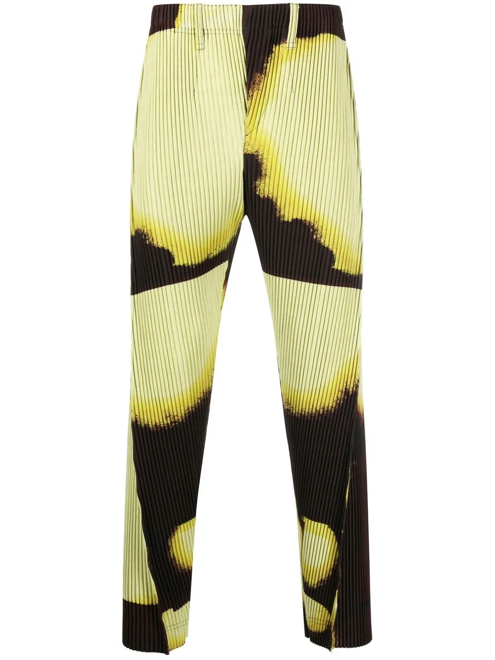 

Homme Plissé Issey Miyake Lantern plissé-effect trousers - Yellow