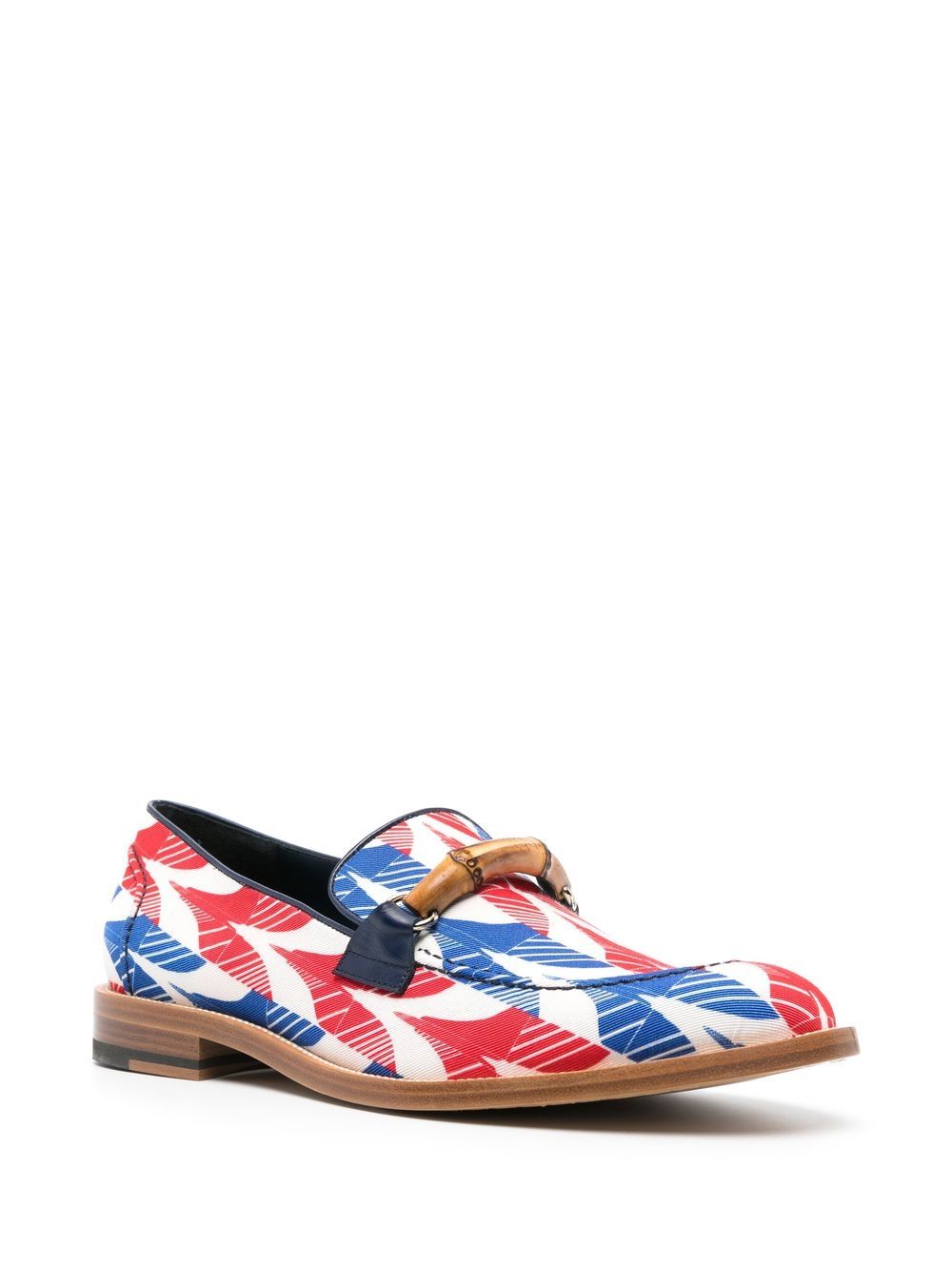 Casablanca Loafers met abstracte print - Rood