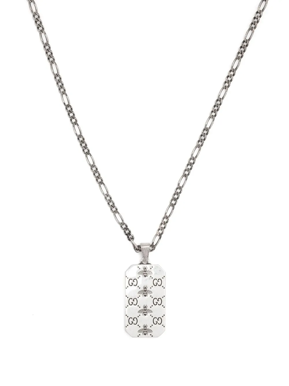 

Gucci GG-logo sterling silver necklace