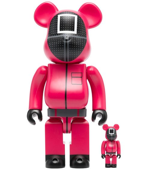 Medicom Toy Be@rbrick Squid Game 100% and 400% figure set