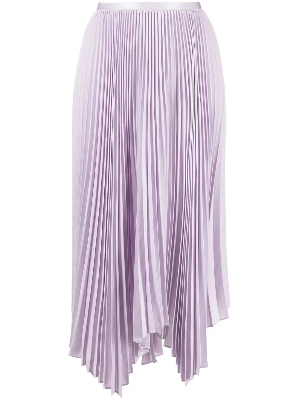 

Polo Ralph Lauren asymmetric-hem pleated skirt - Purple