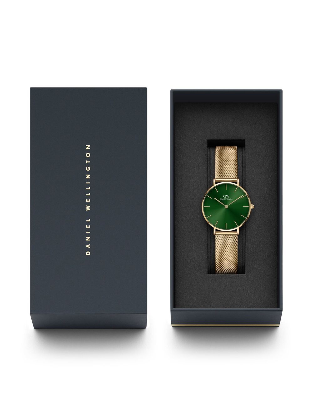 Shop Daniel Wellington Petite Emerald 32mm In Grün