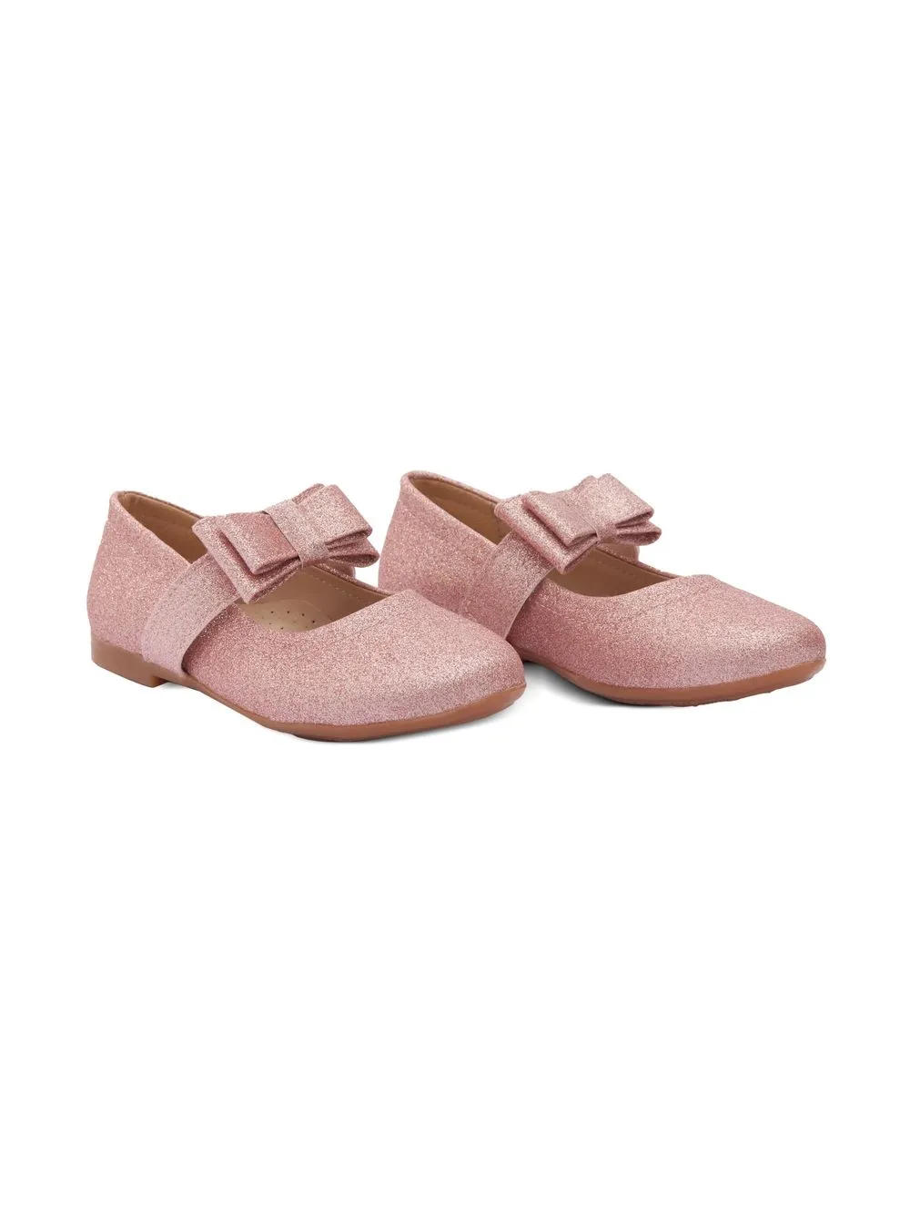 

Tulleen flats con detalle de moño - Rosado