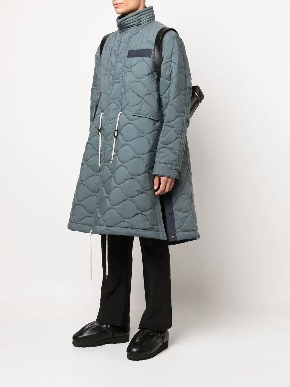 Sacai キルティング コート   Farfetch