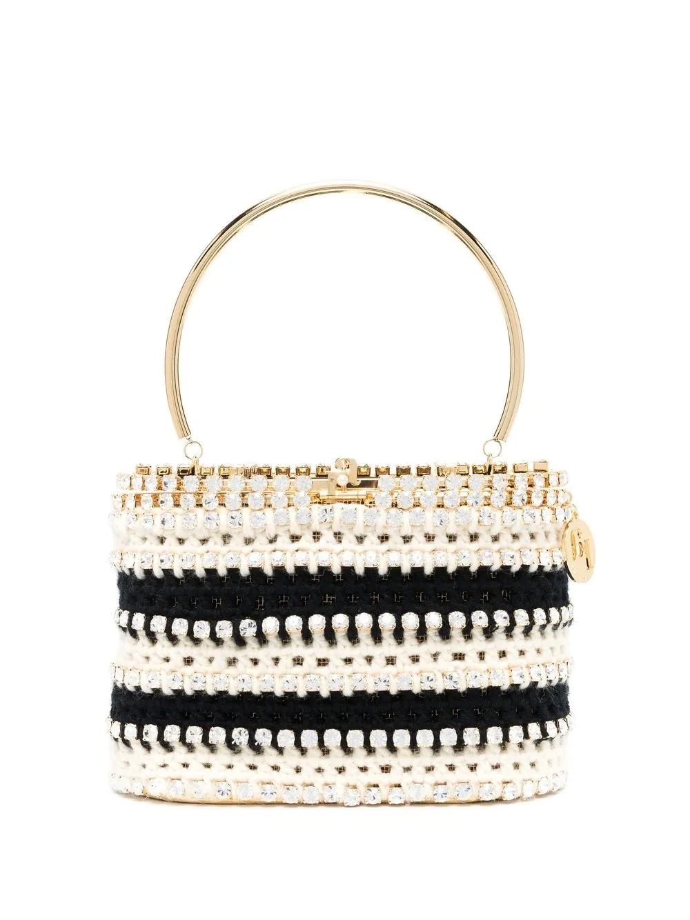 

Rosantica Holli tricot crochet bag - Black