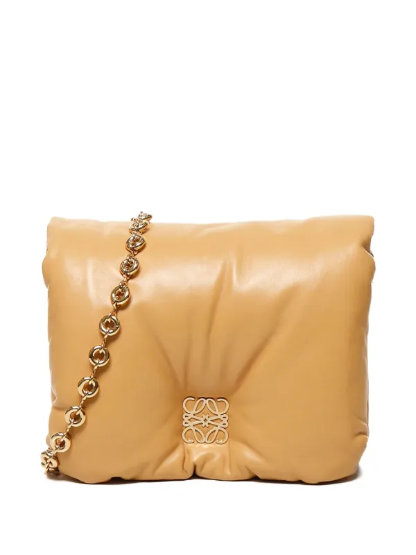 【LOEWE】GOYA ショルダーバッグ LOEWE Goya レザー ショルダーバッグ | イエロー | FARFETCH JP