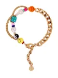 Martha Calvo charm-embellished chain-link bracelet - Gold